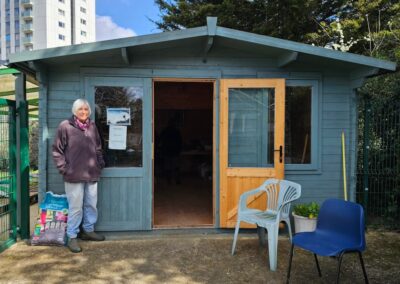 Childs Hill Allotments in London shop 01